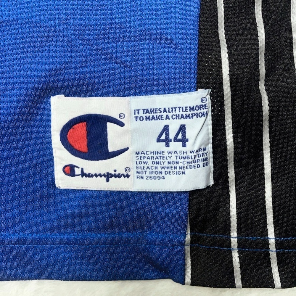 VTG 90s Champion Orlando Magic Basketball Jersey #1 Tracy McGrady Mens L - Picture 2 of 6